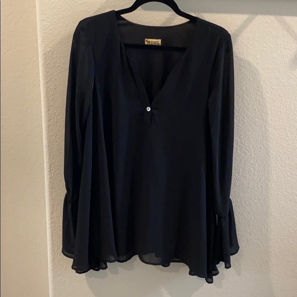 Mumu Black Top